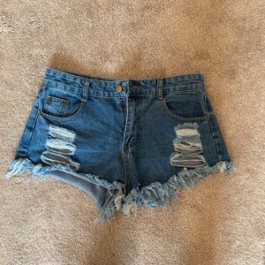 jean shorts